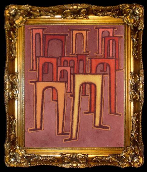 framed  Paul Klee Revolution des Viadukts, ta009-2